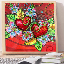 Load image into Gallery viewer, Crystal Rhinestone Diamond Painting Kit | Red heart