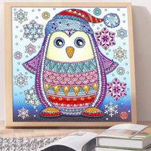 Load image into Gallery viewer, Crystal Rhinestone Diamond Painting Kit | Cute penguin