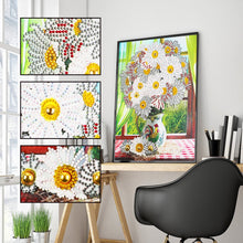 Load image into Gallery viewer, Crystal Rhinestone Diamond Painting Kit | White flowers