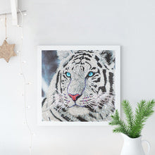 Load image into Gallery viewer, Crystal Rhinestone Diamond Painting Kit | White tiger