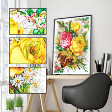 Load image into Gallery viewer, Crystal Rhinestone Diamond Painting Kit | Peony flower