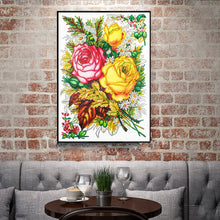 Load image into Gallery viewer, Crystal Rhinestone Diamond Painting Kit | Peony flower