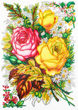 Load image into Gallery viewer, Crystal Rhinestone Diamond Painting Kit | Peony flower