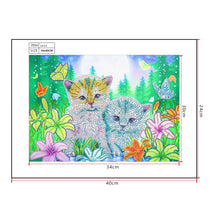 Load image into Gallery viewer, Crystal Rhinestone Diamond Painting Kit | Cute kitten