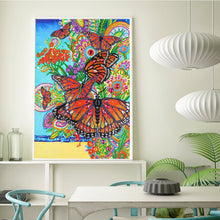 Load image into Gallery viewer, Crystal Rhinestone Diamond Painting Kit | Butterfly