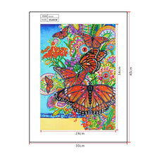 Load image into Gallery viewer, Crystal Rhinestone Diamond Painting Kit | Butterfly