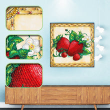 Load image into Gallery viewer, Crystal Rhinestone Diamond Painting Kit | Strawberry