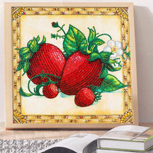 Load image into Gallery viewer, Crystal Rhinestone Diamond Painting Kit | Strawberry
