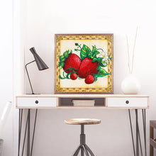 Load image into Gallery viewer, Crystal Rhinestone Diamond Painting Kit | Strawberry