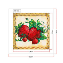 Load image into Gallery viewer, Crystal Rhinestone Diamond Painting Kit | Strawberry