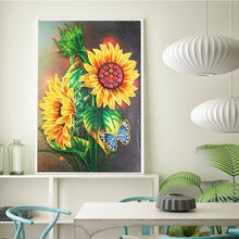 Load image into Gallery viewer, Crystal Rhinestone Diamond Painting Kit | Sunflower