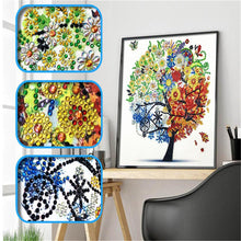 Load image into Gallery viewer, Crystal Rhinestone Diamond Painting Kit | Season Tree