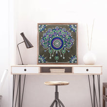 Load image into Gallery viewer, Crystal Rhinestone Diamond Painting Kit | Mandala Flower