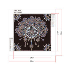 Load image into Gallery viewer, Crystal Rhinestone Diamond Painting Kit | Mandala Flower