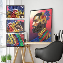 Load image into Gallery viewer, Crystal Rhinestone Diamond Painting Kit | African man