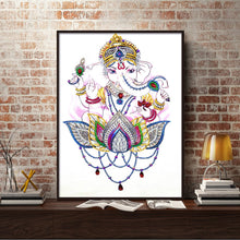 Load image into Gallery viewer, Crystal Rhinestone Diamond Painting Kit | Religious elephant
