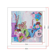 Load image into Gallery viewer, Crystal Rhinestone Diamond Painting Kit | Love