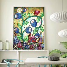 Load image into Gallery viewer, Crystal Rhinestone Diamond Painting Kit | Cartoon houses and trees