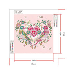 Load image into Gallery viewer, Crystal Rhinestone Diamond Painting Kit | Cartoon Animal Birds and Flowers