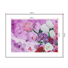 Load image into Gallery viewer, Crystal Rhinestone Diamond Painting Kit | Beautiful flowers