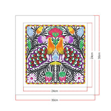 Load image into Gallery viewer, Crystal Rhinestone Diamond Painting Kit | Peacock