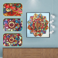 Load image into Gallery viewer, Crystal Rhinestone Diamond Painting Kit | Mandala Flower