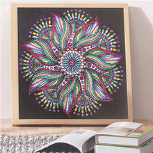 Load image into Gallery viewer, Crystal Rhinestone Diamond Painting Kit | Mandala Flower
