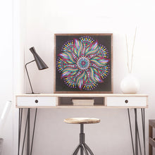Load image into Gallery viewer, Crystal Rhinestone Diamond Painting Kit | Mandala Flower