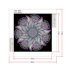 Load image into Gallery viewer, Crystal Rhinestone Diamond Painting Kit | Mandala Flower