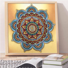 Load image into Gallery viewer, Crystal Rhinestone Diamond Painting Kit | Mandala Flower