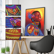 Load image into Gallery viewer, Crystal Rhinestone Diamond Painting Kit | African woman