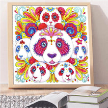 Load image into Gallery viewer, Crystal Rhinestone Diamond Painting Kit | Cartoon Animal Panda