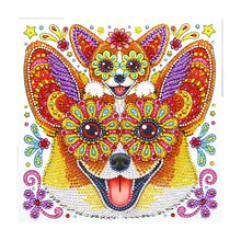 Load image into Gallery viewer, Crystal Rhinestone Diamond Painting Kit | Cartoon Animal Dog