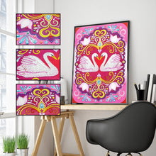 Load image into Gallery viewer, Crystal Rhinestone Diamond Painting Kit | Swans