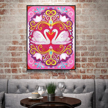 Load image into Gallery viewer, Crystal Rhinestone Diamond Painting Kit | Swans