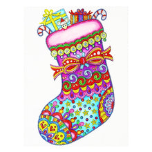 Load image into Gallery viewer, Crystal Rhinestone Diamond Painting Kit | Christmas stocking