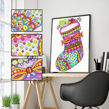 Load image into Gallery viewer, Crystal Rhinestone Diamond Painting Kit | Christmas stocking