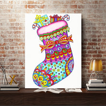 Load image into Gallery viewer, Crystal Rhinestone Diamond Painting Kit | Christmas stocking