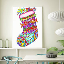 Load image into Gallery viewer, Crystal Rhinestone Diamond Painting Kit | Christmas stocking