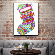 Load image into Gallery viewer, Crystal Rhinestone Diamond Painting Kit | Christmas stocking