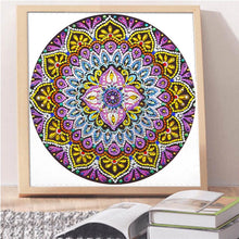 Load image into Gallery viewer, Crystal Rhinestone Diamond Painting Kit | Mandala Flower