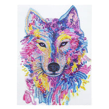 Load image into Gallery viewer, Crystal Rhinestone Diamond Painting Kit | Animal wolf