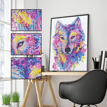 Load image into Gallery viewer, Crystal Rhinestone Diamond Painting Kit | Animal wolf