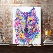 Load image into Gallery viewer, Crystal Rhinestone Diamond Painting Kit | Animal wolf