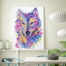 Load image into Gallery viewer, Crystal Rhinestone Diamond Painting Kit | Animal wolf