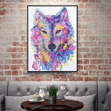Load image into Gallery viewer, Crystal Rhinestone Diamond Painting Kit | Animal wolf