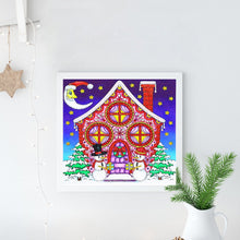 Load image into Gallery viewer, Crystal Rhinestone Diamond Painting Kit | Cartoon Christmas Hut
