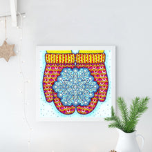 Load image into Gallery viewer, Crystal Rhinestone Diamond Painting Kit | Christmas Gloves