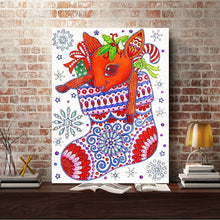 Load image into Gallery viewer, Crystal Rhinestone Diamond Painting Kit | Christmas stocking