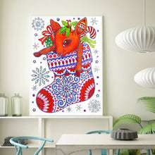 Load image into Gallery viewer, Crystal Rhinestone Diamond Painting Kit | Christmas stocking
